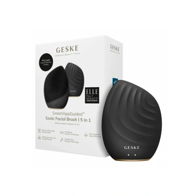Abbildung von Geske SMARTAPPGUIDED Sonic Facial Brush 5 IN 1 Gesichtspflege Zubehör, Größe: One Size, Gray