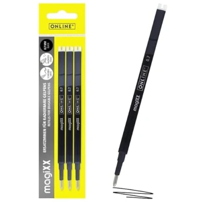 Abbildung von ONLINE® magiXX Gelschreiberminen 0.7 mm Schwarz