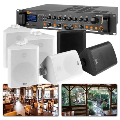 Abbildung von Power Dynamics 100 V 2 Zonen Soundsystem (innen und außen) 90 W für
