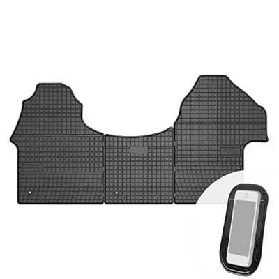 Abbildung von Gummimatten Auto Fußmatten Gummi Automatten Passgenau 3 teilig Set passend für Mercedes Benz Sprinter ab 2018