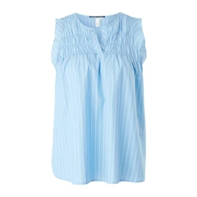 Abbildung von QS Blusentop Oversize Baumwollbluse mit Allovermuster