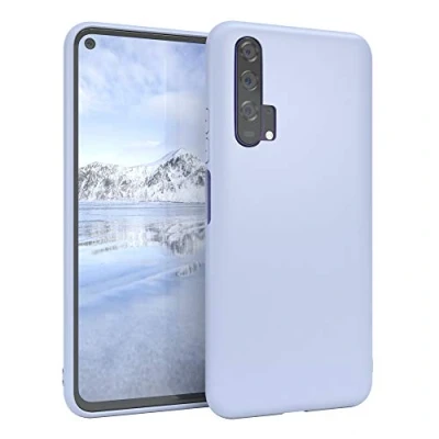 Abbildung von EAZY CASE Handyhülle Silikon mit Kameraschutz kompatibel Honor 20 Pro in Himmelblau Blau, Ultra dünn, Slimcover, Silikonhülle, Hülle, Softcase, Backcover