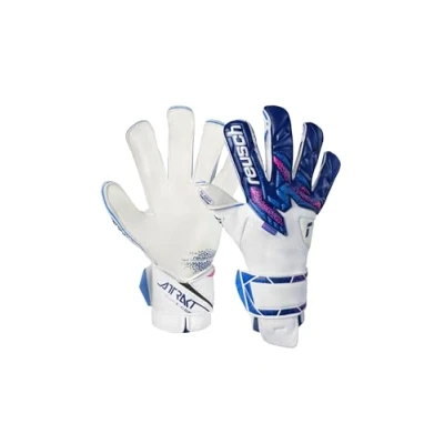 Abbildung von Reusch Attrakt RE:Grip Evolution griffige und atmungsaktive Torwarthandschuhe Fußballhandschuhe für Erwachsene Männer Frauen geeignet alle Wetterbedingungen Spielfeldoberflächen