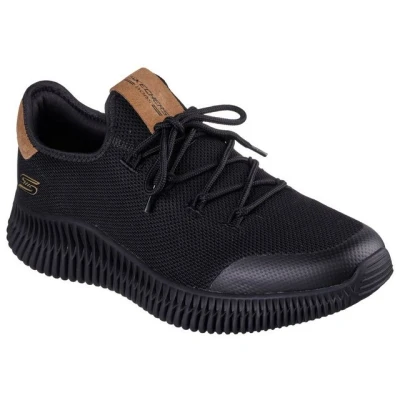 Abbildung von Skechers Sport BOBS GEO Sneaker low, Herren, Größe: 47.5, Black engineered knit Schuhe