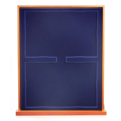 Abbildung von Safe, Münzbox, Nova Exquiste Fach Abm: 54x54 mm. (12 Stk.) Mahagonifarbe 245x200x35 pro Stk.