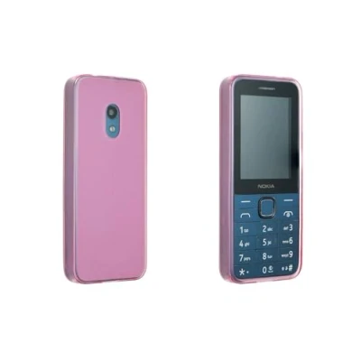 Abbildung von caseroxx Schutz Hülle TPU kompatibel mit Nokia 225 4G (2024), Gummi Handy Tasche pink