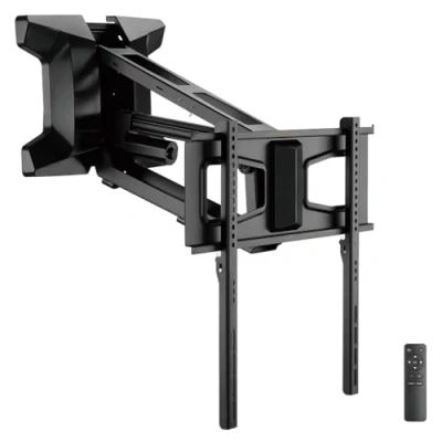Abbildung von myWall HP60L Motorisierter Wandhalterung für Flachbildschirme 37“ 70“ (94 178 cm) Tragkraft 35 kg motorisiert Funk Fernbedienung Schwenkbar Drehbar