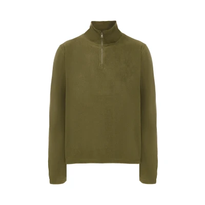 Abbildung von Dreimaster Fleecepullover, Herren, Größe: XXL, Khaki