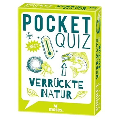 Abbildung von Moses. Pocket Quiz Verrückte Natur, Das mit 150 Fragen für Freunde kurioser Naturfakten, Jugendliche ab 12 Jahren und Erwachsene