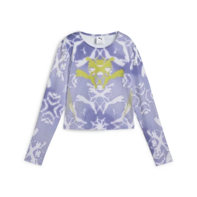 Abbildung von Puma DARE Langarmshirt, Damen, Größe: XS, Cool weather aop