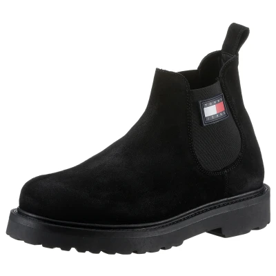 Abbildung von Tommy JEANS Chelseaboots &quot;TOMMY SUEDE BOOT&quot;, mit praktischer Anziehlasche