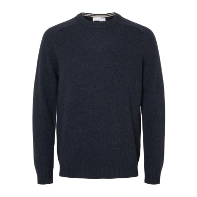 Abbildung von Selected Homme Slhnewcoban CREW NECK Strickpullover Dark sapphire, Herren, Größe: Small, sapphire