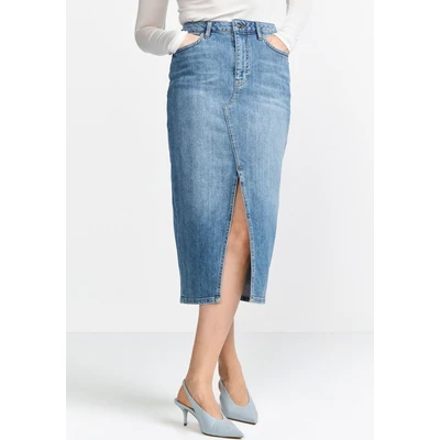 Abbildung von Rich &amp; Royal Jeansrock, Damen, Größe: 25, Denim blue