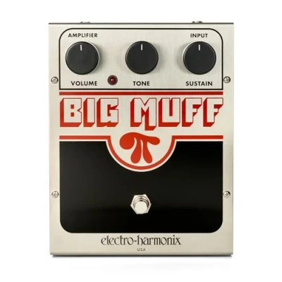 Abbildung von Electro Harmonix Big Muff Pi Effektpedal für E Gitarre, silberfarben