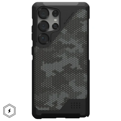 Abbildung von Samsung Galaxy S25 Ultra Hülle MagSafe Silikon UAG Soft Case/Backcover Handyhülle Grau Shockproof/Stoßfest