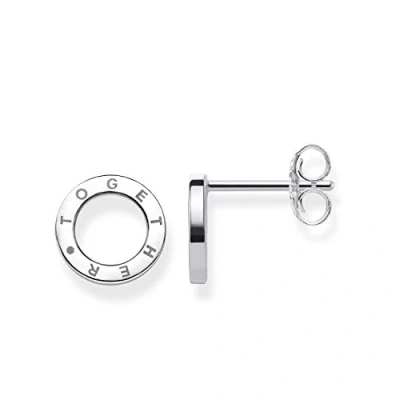 Abbildung von Thomas SABO Kreise Together Ohrringe silvercoloured, Damen, Größe: One Size, Silver coloured