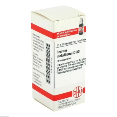 Abbildung von Ferrum Metallicum D 30 Globuli 10 g