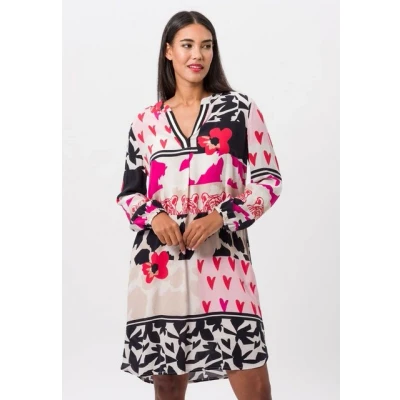 Abbildung von Tuzzi Freizeitkleid, Damen, Größe: 42, Ecru poppy red schwarz