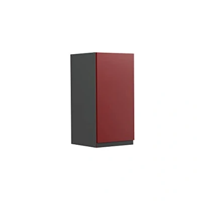 Abbildung von Vicco Hängeschrank R Line, Rot/Anthrazit, 30 cm J Shape