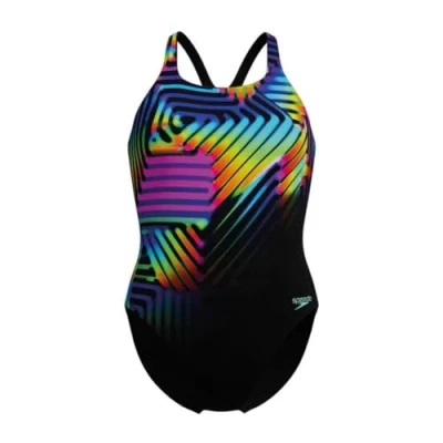 Abbildung von Speedo Womens Digital Medalis Badeanzug, Damen, Größe: 48, Zoom boom/true navy