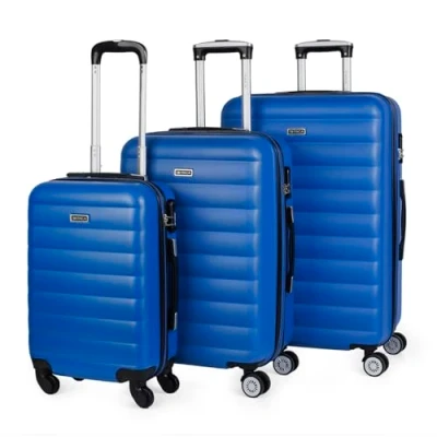 Abbildung von ITACA Gepäck Sets, Reisekoffer, Reisekoffer Set, Kofferset, Hartschalenkoffer, Trolley Luggage Große Auswahl an Koffer &amp; Trolleys für Jede Reise! 71200, Blau