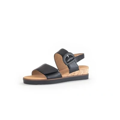 Abbildung von Gabor Keilsandalette, Damen, Größe: 41, Schwarz Schuhe
