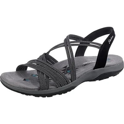 Abbildung von Skechers Reggae SLIM TURN IT UP Trekkingsandale, Damen, Größe: 40, Schwarz Schuhe