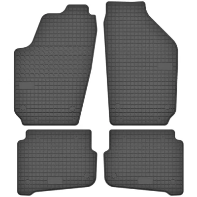 Abbildung von Gummimatten Gummi Fußmatten Satz für VW Volkswagen Polo IV (01 09) / Seat Ibiza III (02 08) Cordoba II Skoda Fabia I (98 Passgenau