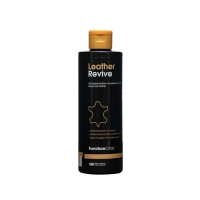 Abbildung von Furniture Clinic Leather Revive (250ml) EIN natürlicher Conditioner der tief in das Leder eindringt um Harte, ausgetrocknete und steife zu erweichen.