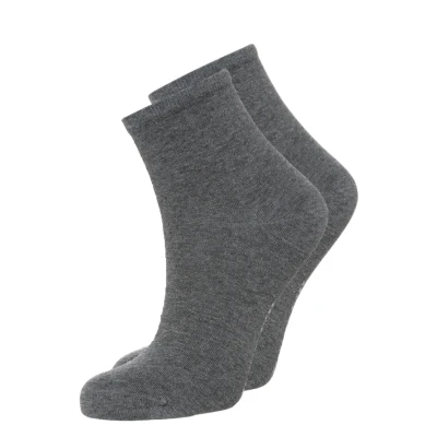 Abbildung von Tommy Hilfiger Women Casual Short SOCK 2 PACK Socken, Damen, Größe: 39 42, Middle grey melange