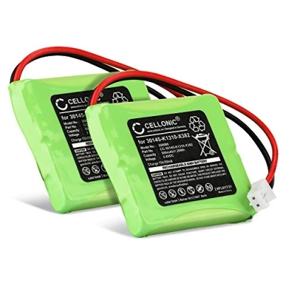 Abbildung von CELLONIC 2X Ersatzakku für Siemens Gigaset E45, E450 SIM, E455 SIM Telefon Ersatz Akku S30852 D1751 X1,V30145 K1310 X382, 500mAh wiederaufladbare Batterie Telefonakku