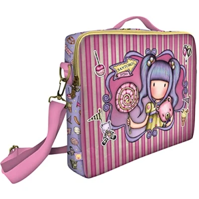 Abbildung von safta Unisex Kinder Laptoptasche Umhängetasche für Notebook 14,10 Zoll Gorjuss Fairground First Prize 37,5 x 29,5 6 cm, bunt, Einheitsgröße
