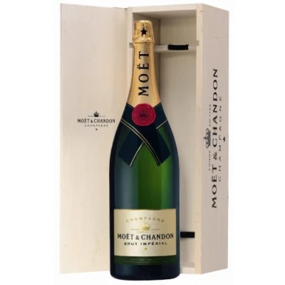 Abbildung von Moet &amp; Chandon Champagner Brut Impérial Jeroboam in Holzkiste 12% 3l Fl.
