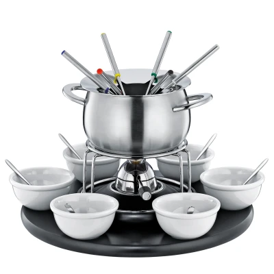Abbildung von Spring CAROUSEL Fondue Garnitur schwarz 22teilig