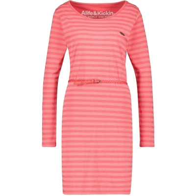Abbildung von alife &amp; kickin Ellinak Z Jerseykleid, Damen, Größe: Large, Coral
