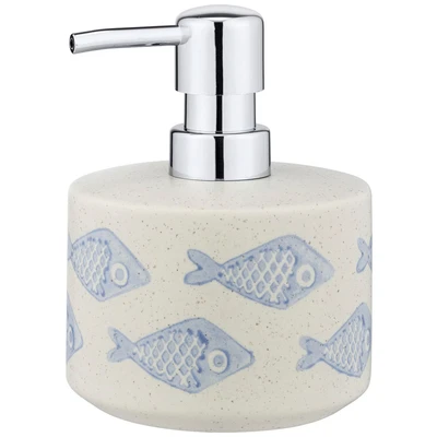 Abbildung von WENKO Seifenspender Aquamarin, (1 tlg), Keramik, 475 ml