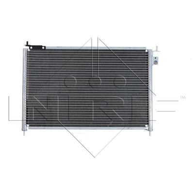 Abbildung von NRF EASY FIT 35635 Klimakondensator mit Dichtring 15,5 10,2 Aluminium 505 HONDA: CIVIC 7 Hatchback