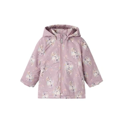 Abbildung von Name it Nmfmaxi Wintermantel für Kinder, Größe: 98, Mauve shadows