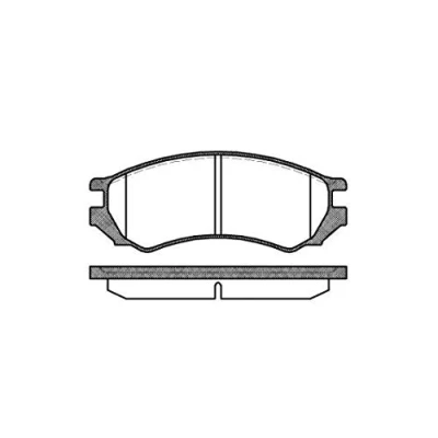 Abbildung von ROADHOUSE 2344.00 Bremsbelagsatz Vorderachse NISSAN: Primera Limousine, Kombi, Hatchback
