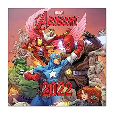 Abbildung von Grupo Erik Marvel Avengers Kalender 2022 Wandkalender Groß für 12 Monate mit Geschenk Poster