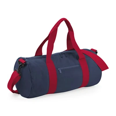 Abbildung von BagBase Bg140fncr Original Barrel Bag, French Navy/Classic Red, M