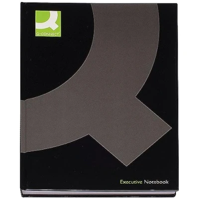 Abbildung von Q Connect A5, gebunden Buch Schwarz