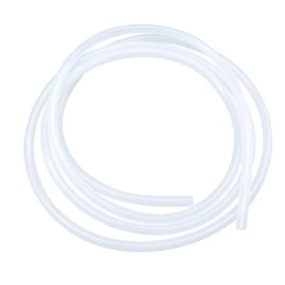 Abbildung von LAVMHAB Silikonschlauch 6mm ID x 8mm OD 3 Meter Länge, Lebensmitteltaugliche Schläuche Flexibler Schlauch Klar Wasser Luft Rohre für die Pumpe übertragen