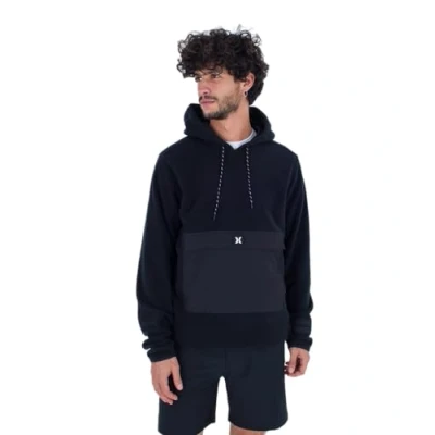 Abbildung von Hurley Herren Block Party Po Fleece Sweatshirt, Black, S