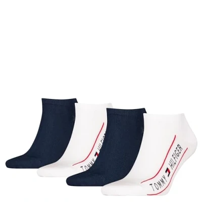 Abbildung von Tommy Hilfiger Socken TH MEN SNEAKER 4P LOGO ECOM (4 Paar) mit sportlichem Logodetail