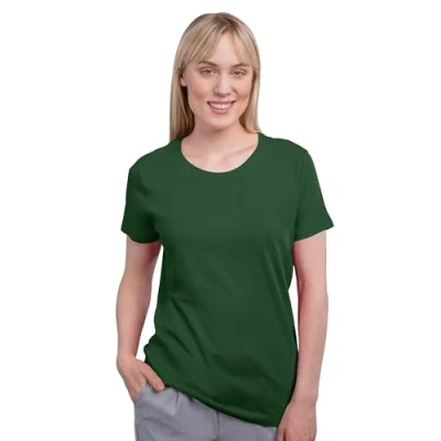 Abbildung von HRM Damen Luxury Roundneck Tee I Premium T Shirt Rundhalsausschnitt aus 100% Bio Baumwolle Basic bis 60C waschbar Hochwertige &amp; nachhaltige Oberteile