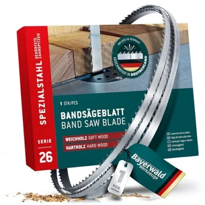 Abbildung von QUALITÄT AUS DEUTSCHLAND Bayerwald Werkzeuge Bandsägeblatt Spezialstahl zahnhart 1400 x 6 x, 0.5 mm (Dicke)