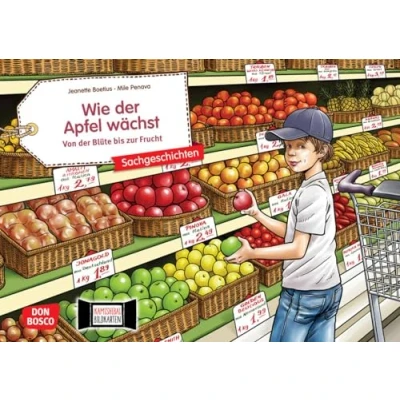 Abbildung von Wie der Apfel wächst. Von Blüte bis zur Frucht. Kamishibai Bildkartenset: Entdecken Erzählen Begreifen: Sachgeschichten (Sachgeschichten für unser Erzähltheater)