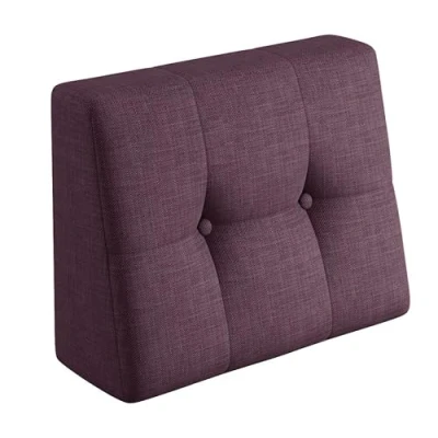 Abbildung von sunnypillow Rückenkissen Palettenkissen gesteppt Seitenkissen 60x40x20/10cm, Violett