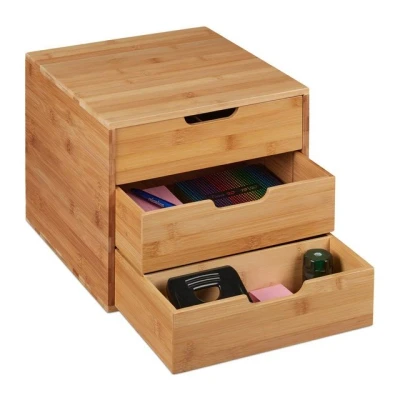 Abbildung von relaxdays Organizer Schreibtisch 3 Schubladen